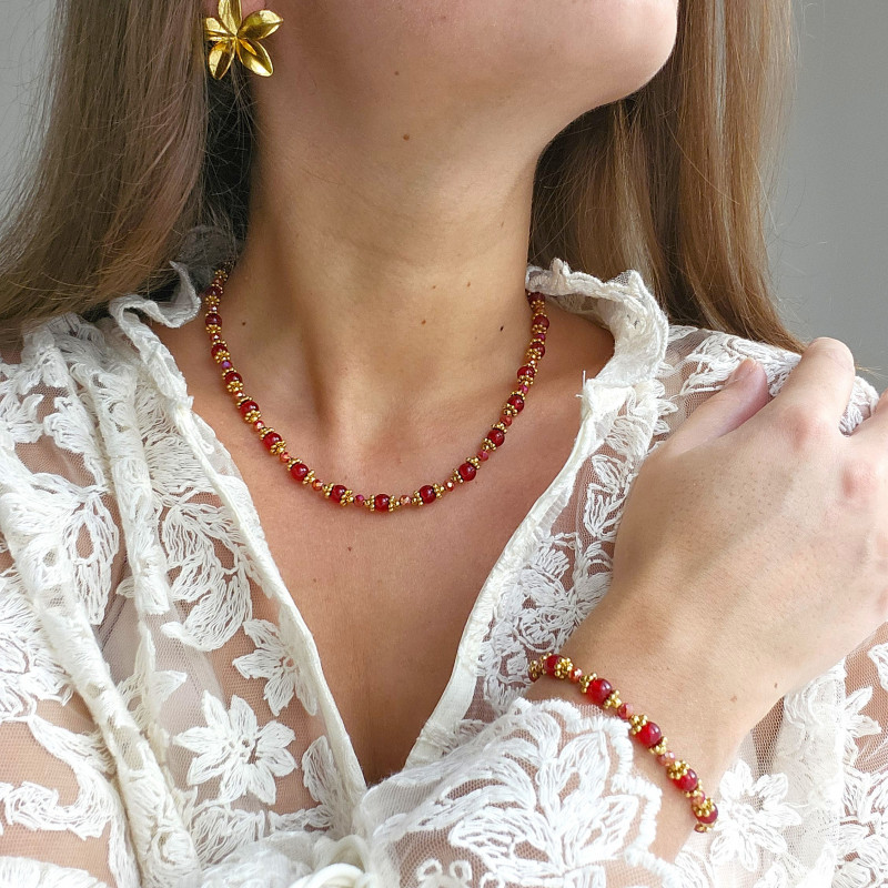 Collier et bracelet Nour