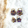 Boucles d'oreilles festives