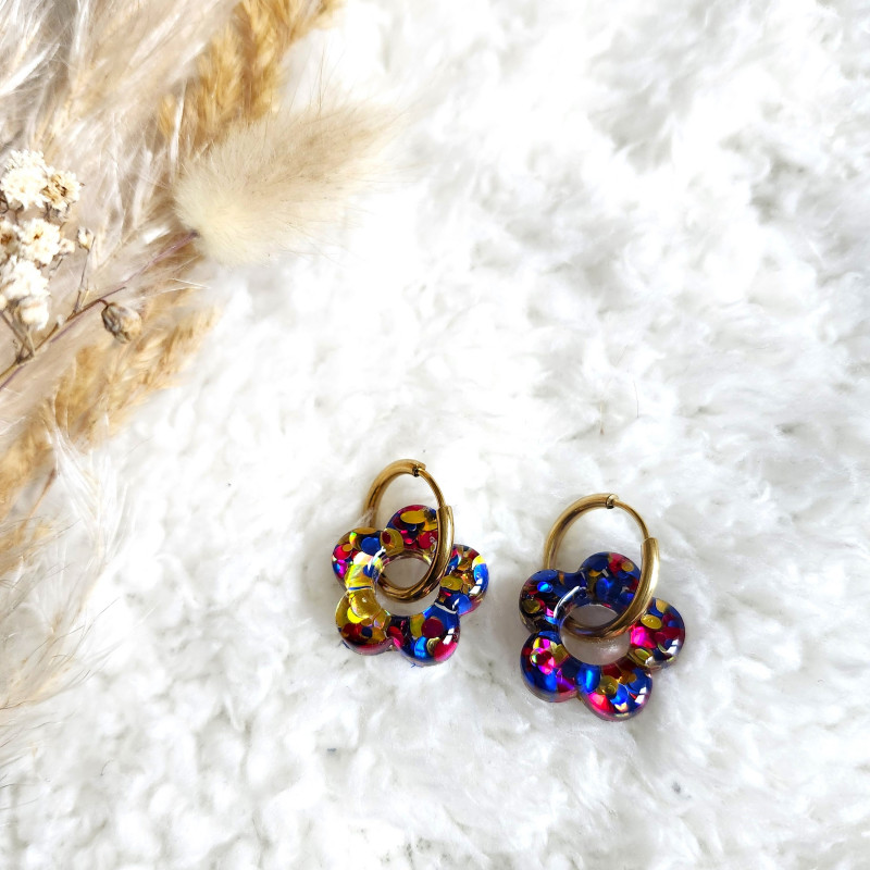 Boucles d'oreilles festives