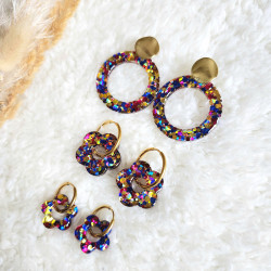 Boucles d'oreilles festives