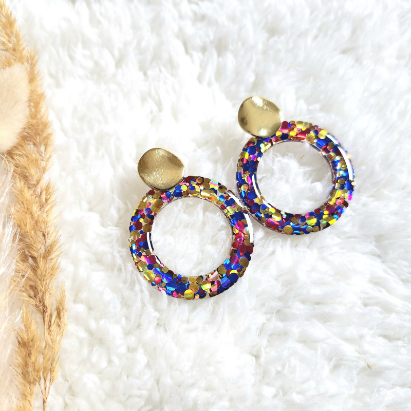 Boucles d'oreilles festives