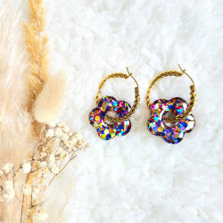 Boucles d'oreilles festives