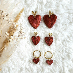 Boucles d'oreilles AMOUR