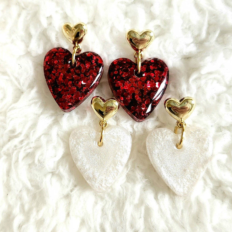 Boucles d'oreilles AMOUR