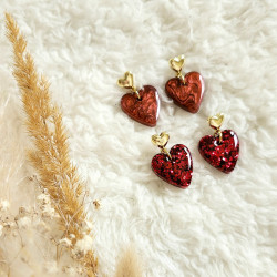 Boucles d'oreilles AMOUR