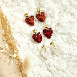 Boucles d'oreilles AMOUR