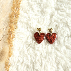 Boucles d'oreilles AMOUR
