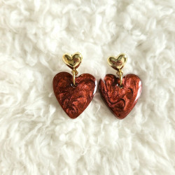 Boucles d'oreilles AMOUR