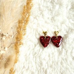 Boucles d'oreilles AMOUR