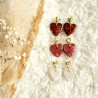 Boucles d'oreilles AMOUR