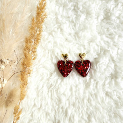 Boucles d'oreilles AMOUR