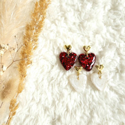 Boucles d'oreilles AMOUR