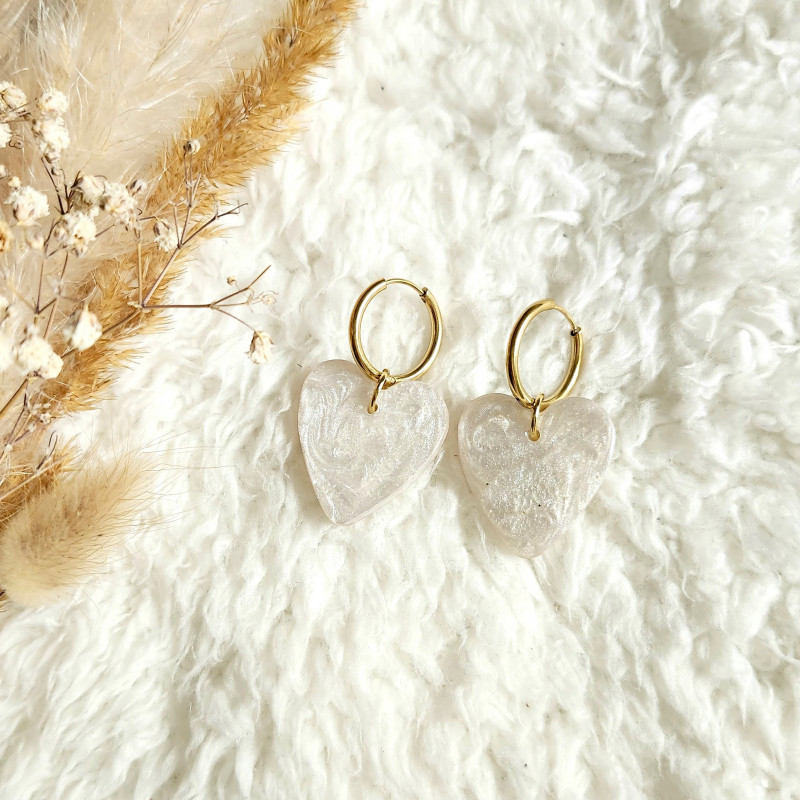 Boucles d'oreilles COEUR