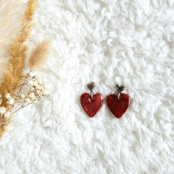 Boucles d'oreilles AMOUR