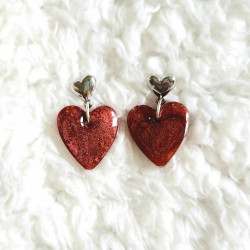 Boucles d'oreilles AMOUR